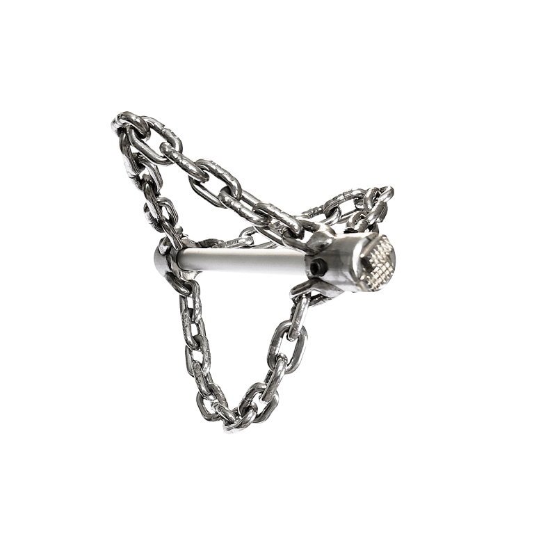 Lightweight plain chain with drill head