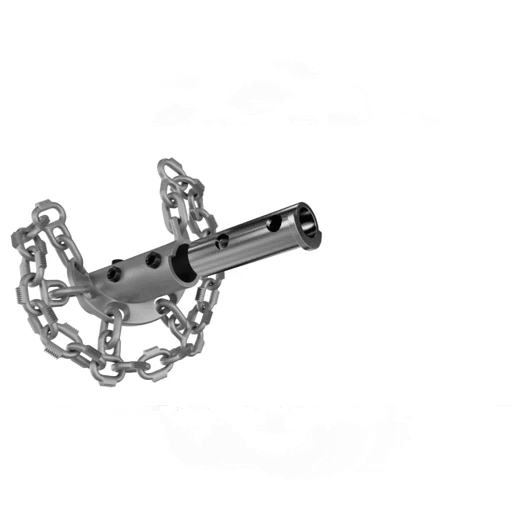 descaling and blockage removal drain chain, torpedo spiral chain, tornado chain
