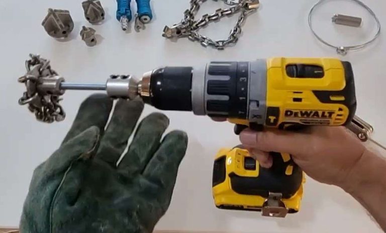 Flexible shaft Drain cleaning drill
