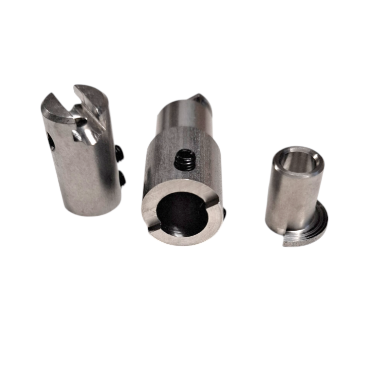 Screwable T slide connectors for flex shaft